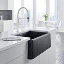BLANCO Anthracite 33 x 19 in. Composite Single Bowl Farmhouse Kitchen Sink 