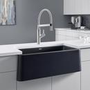 BLANCO Anthracite 33 x 19 in. Composite Single Bowl Farmhouse Kitchen Sink 