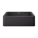 33 x 19 in. Composite Single Bowl Farmhouse Kitchen Sink in Anthracite
