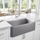 BLANCO Metallic Grey 33 x 19 in. Composite Single Bowl Farmhouse Kitchen Sink 