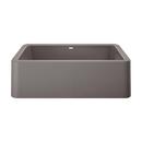 BLANCO Metallic Grey 33 x 19 in. Composite Single Bowl Farmhouse Kitchen Sink 