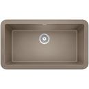 BLANCO Truffle 33 x 19 in. No-Hole Composite Single Bowl Apron Front Kitchen Sink 