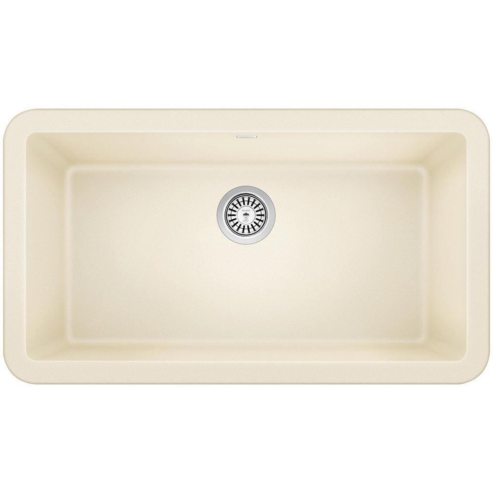 BLANCO Biscuit 33 x 19 in. Composite Single Bowl Farmhouse Kitchen Sink 