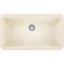 BLANCO Biscuit 33 x 19 in. Composite Single Bowl Farmhouse Kitchen Sink 