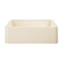 33 x 19 in. Composite Single Bowl Farmhouse Kitchen Sink in Biscuit