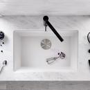 BLANCO White 26-13/16 x 17-3/4 in. No Hole Composite Single Bowl Undermount Kitchen Sink 