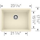 BLANCO Biscuit 23-1/2 x 17-3/4 in. No Hole Composite Single Bowl Undermount Kitchen Sink 