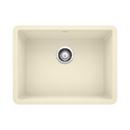 23-1/2 x 17-3/4 in. No Hole Composite Single Bowl Undermount Kitchen Sink in Biscuit