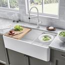 BLANCO White 36 x 19 in. Fireclay Single Bowl Farmhouse Kitchen Sink 