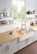 BLANCO Biscuit 36 x 19 in. Fireclay Single Bowl Farmhouse Kitchen Sink 