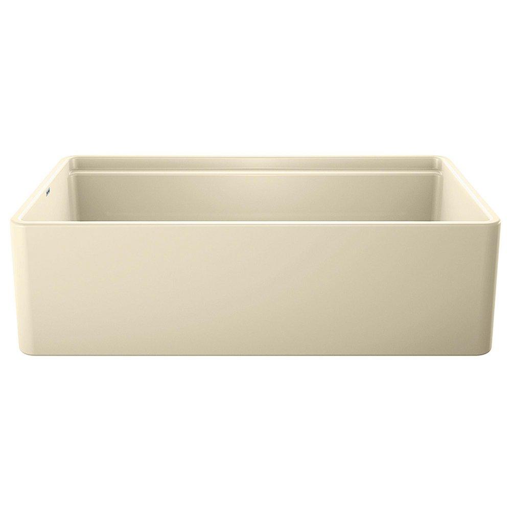 BLANCO Biscuit 36 x 19 in. Fireclay Single Bowl Farmhouse Kitchen Sink 