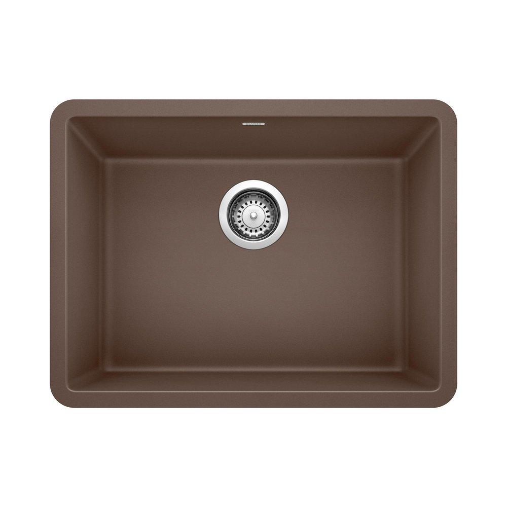 BLANCO Café 23-1/2 x 17-3/4 in. No Hole Composite Single Bowl Undermount Kitchen Sink 