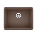 23-1/2 x 17-3/4 in. No Hole Composite Single Bowl Undermount Kitchen Sink in Cafe Brown