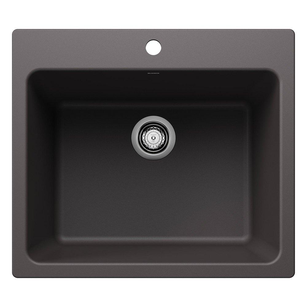 BLANCO Cinder 25 x 22 in. Drop-in and Undermount Laundry Sink 