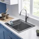 BLANCO Cinder 1-Hole 1-Bowl Drop-In and Undermount Laundry Sink with Rear Center Drain 