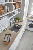 BLANCO Anthracite 25 x 22 in. Drop-in and Undermount Laundry Sink 