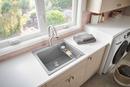 BLANCO Anthracite 25 x 22 in. Drop-in and Undermount Laundry Sink 