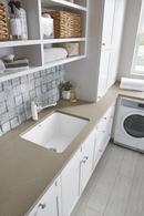 BLANCO Anthracite 25 x 22 in. Drop-in and Undermount Laundry Sink 