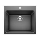 25 x 22 in. Drop-in and Undermount Laundry Sink in Anthracite