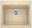 25 x 22 in. Drop-in and Undermount Laundry Sink in Biscotti
