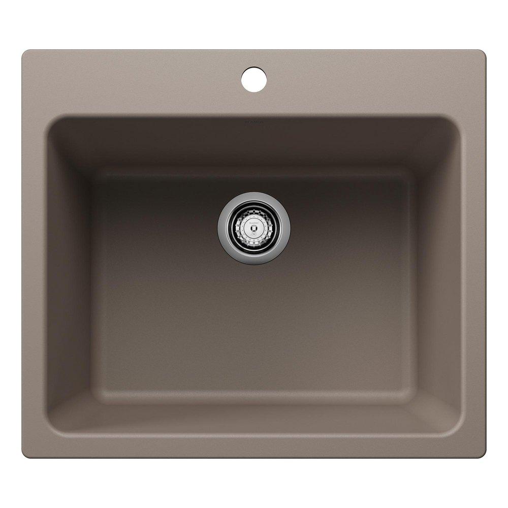 BLANCO Truffle 25 x 22 in. Drop-in and Undermount Laundry Sink 