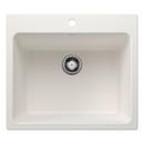 BLANCO White 25 x 22 in. Drop-in and Undermount Laundry Sink 