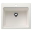 25 x 22 in. Drop-in and Undermount Laundry Sink in White