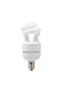 5W T2 Coil Compact Fluorescent Light Bulb with Candelabra Base 