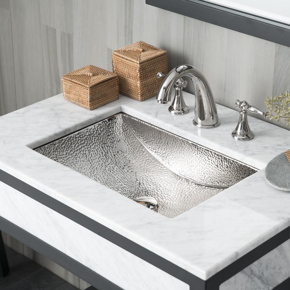 Native Trails Polished Nickel Undermount Bathroom Sink 
