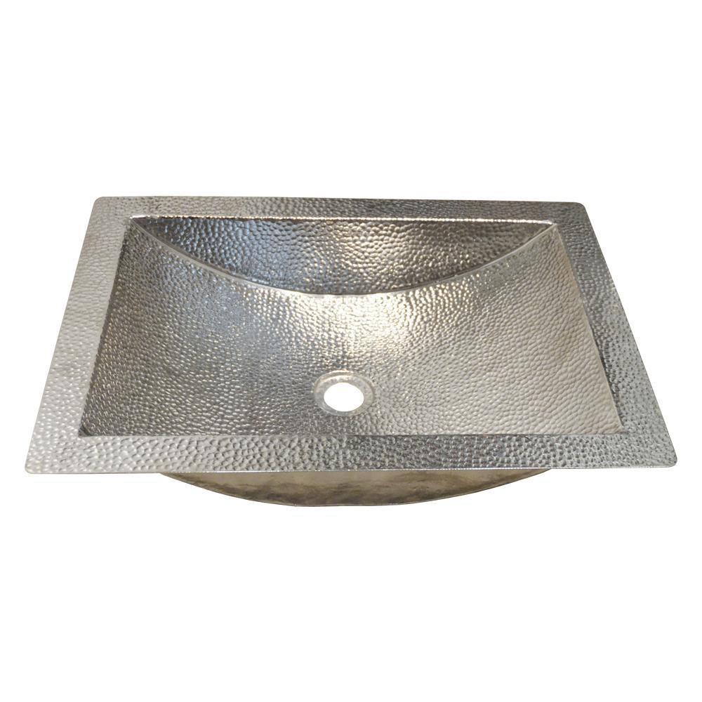 Native Trails Polished Nickel Undermount Bathroom Sink 