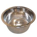 Native Trails Polished Nickel 17-3/4 x 17-3/4 in. Dual Mount Copper Bar Sink 