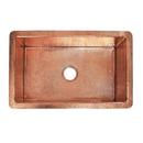 Native Trails Polished Copper 30 x 18-1/2 in. No Hole Copper Single Bowl Undermount Kitchen Sink 