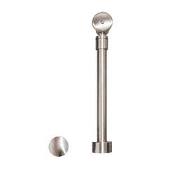 Brass Toe-Tap Drain in Polished Nickel