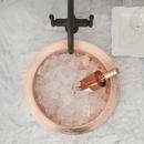 Native Trails Polished Copper 16 x 16 in. No Hole Drop-in Copper Bar Sink 