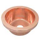 Native Trails Polished Copper 16 x 16 in. No Hole Drop-in Copper Bar Sink 