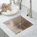 Native Trails Polished Nickel 15 x 15 in. Undermount Copper Bar Sink 