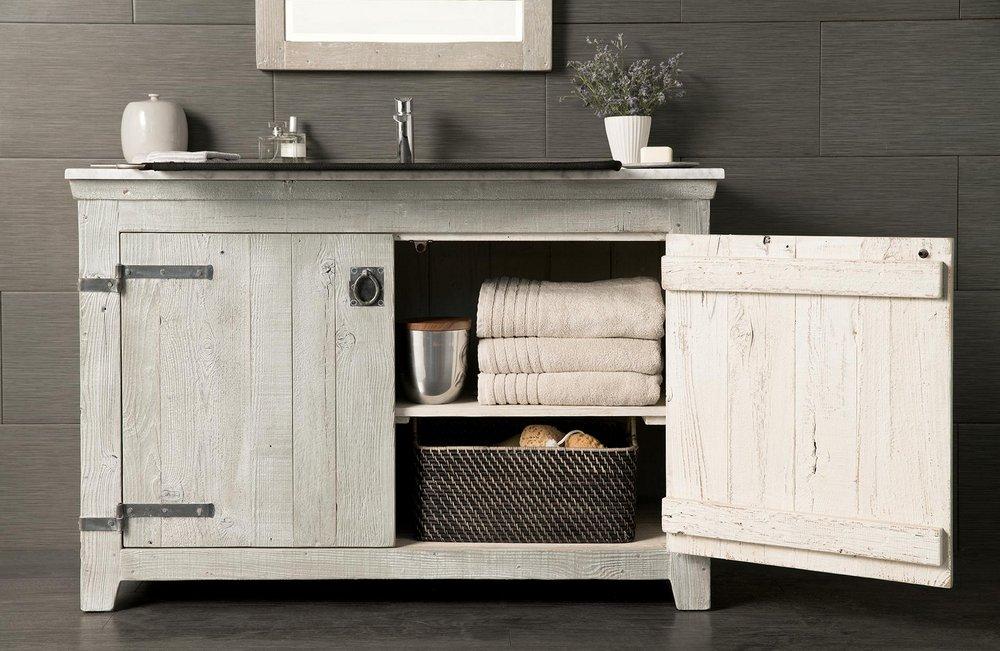 Native Trails Driftwood 48 x 21-1/2 x 33 in. Floor Mount Vanity 