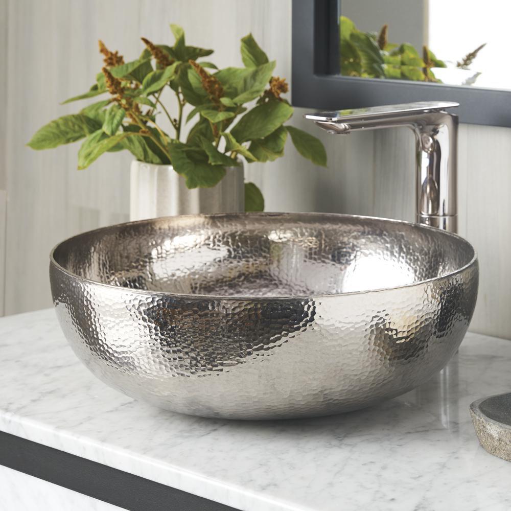 Native Trails Polished Nickel Vessel Mount Bathroom Sink 