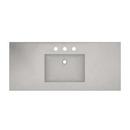 Native Trails Ash 48-1/2 in x 21-3/4 in Single Bowl Concrete Vanity Top 