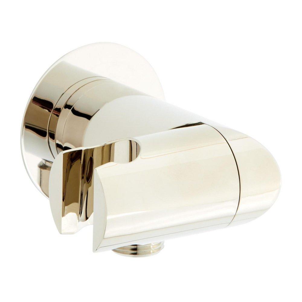 Signature Hardware Polished Nickel Hand Shower Wall Supply Elbow 
