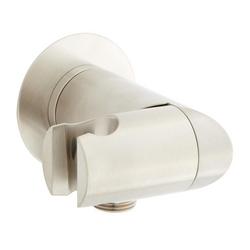 Swivel Water Supply Elbow and Bracket for Hand Shower in Brushed Nickel