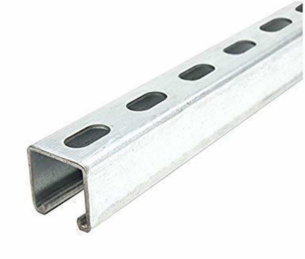 PHD Manufacturing 1-5/8 x 13/16 in. 14 Gauge Galvanized Half Slot Strut 