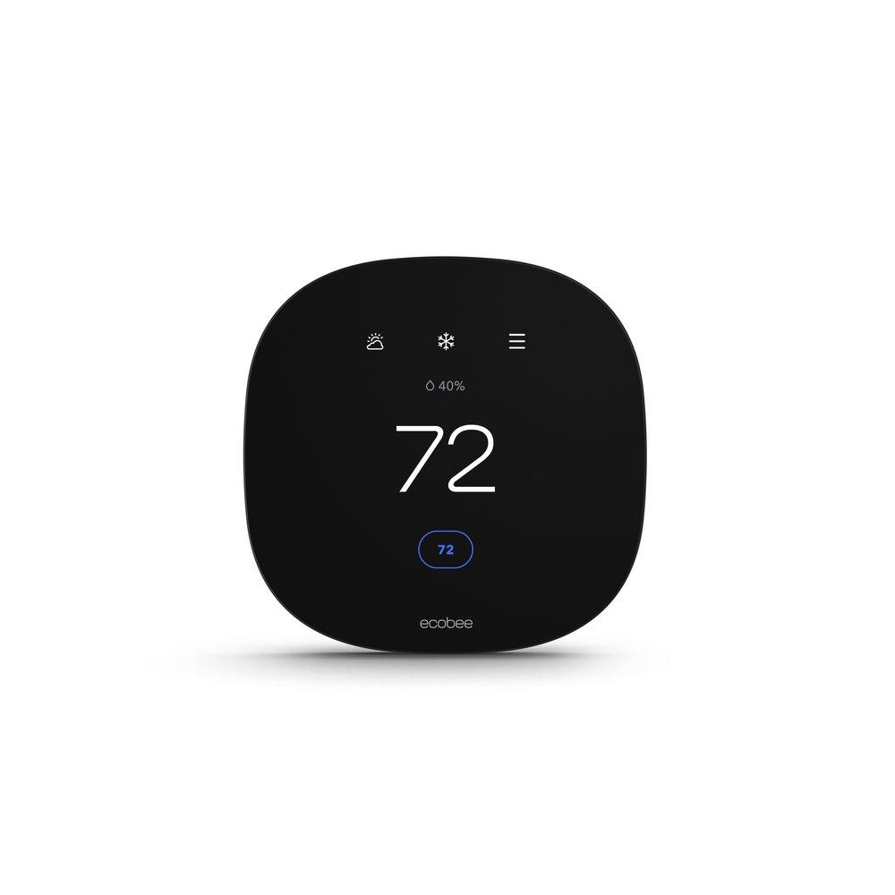 Ecobee Black 2H/2C, 4H/2C Programmable Thermostat 