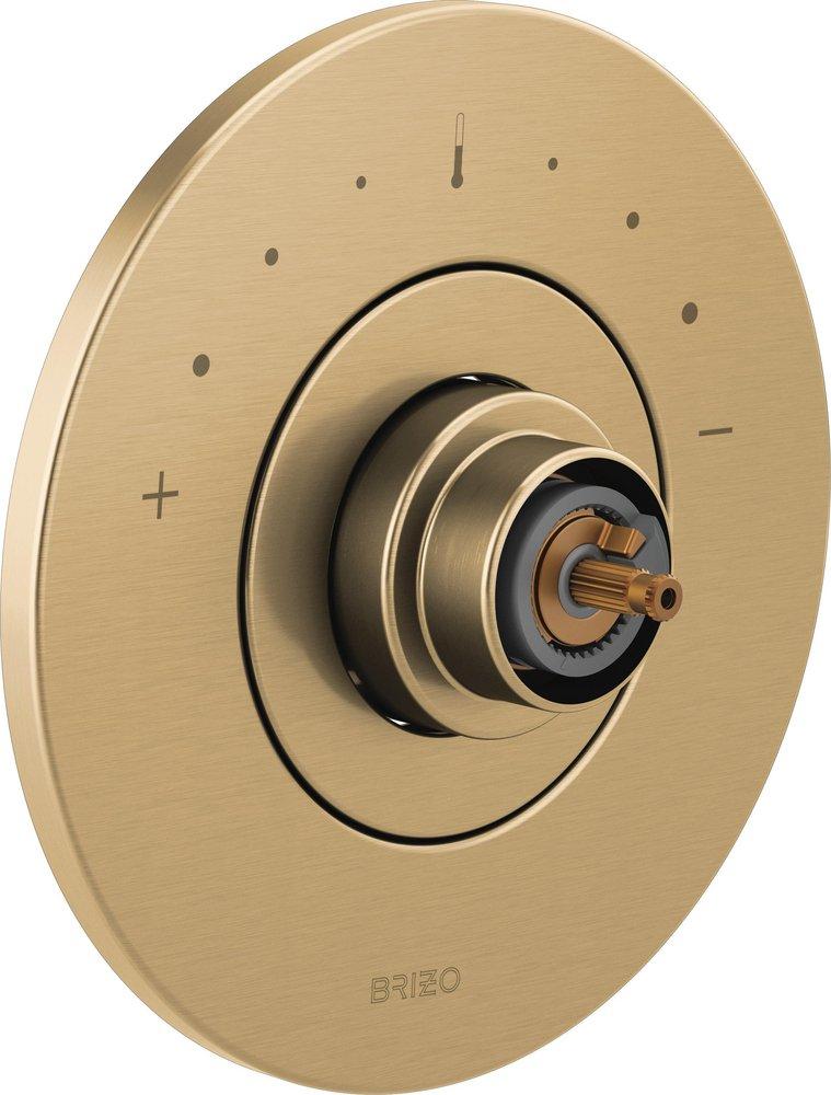 Brizo Luxe Gold Thermostatic Valve Trim (Less Handle) 
