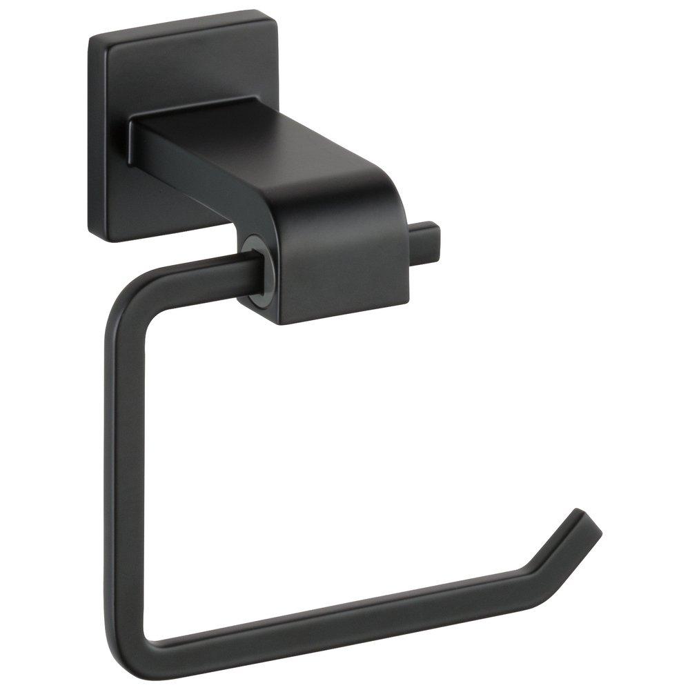 Delta Faucet Matte Black Wall Mount Toilet Tissue Holder 