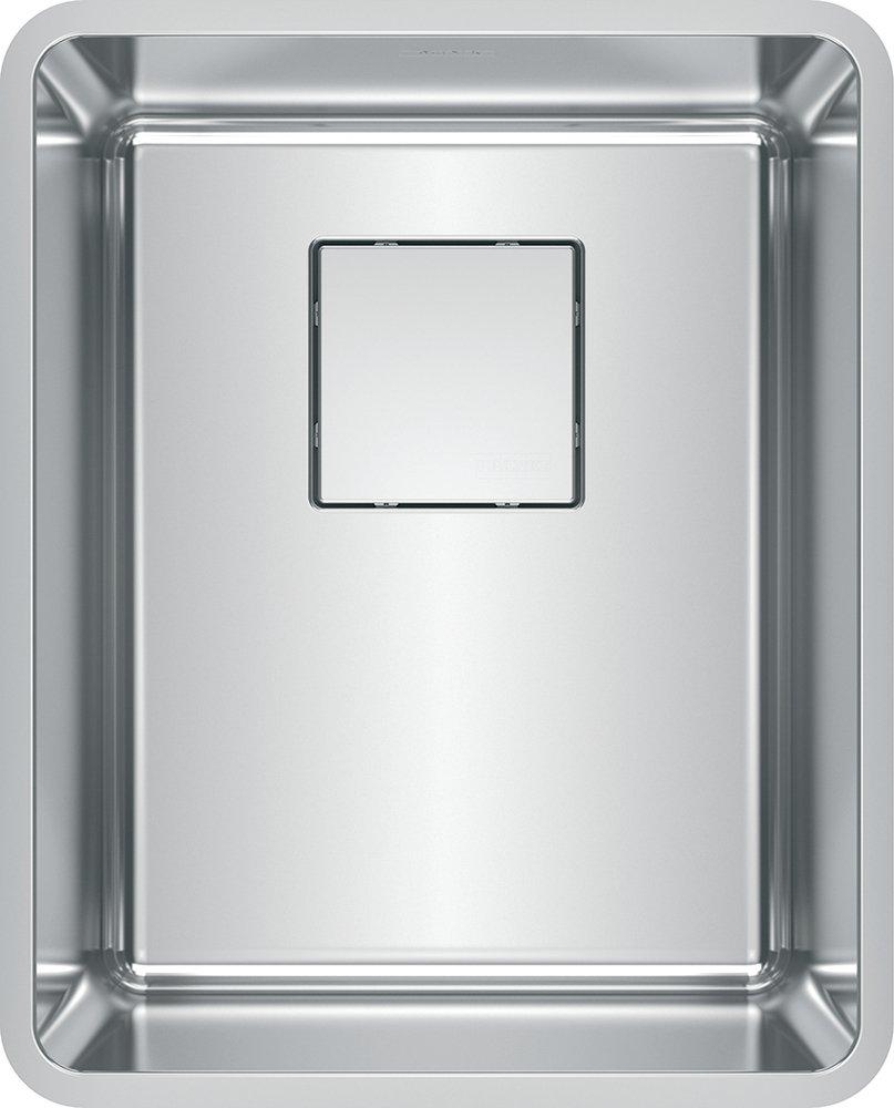 Franke Stainless Steel 14-11/16 x 18-3/16 in. No Hole Single Bowl Undermount Kitchen Sink 