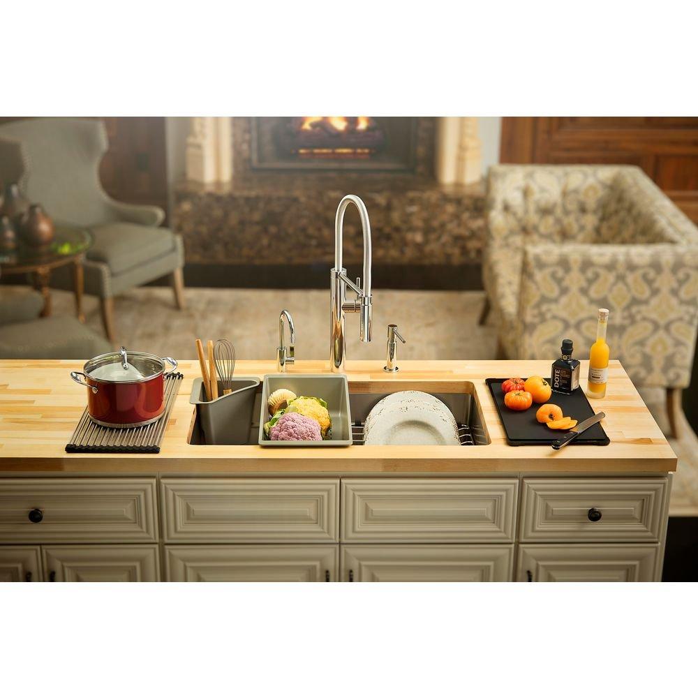 Franke Stainless Steel 26-1/2 x 18-1/2 in. No Hole Single Bowl Undermount Kitchen Sink 