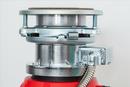 Franke Red/Chrome Continuous Feed Garbage Disposal with Power Cord 