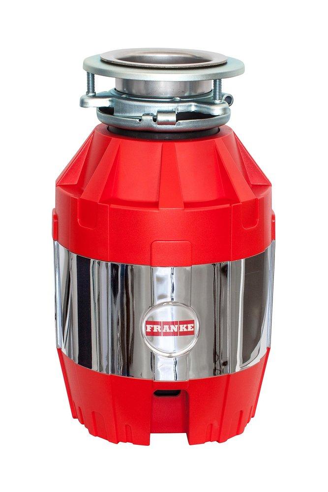 Franke Red/Chrome Continuous Feed Garbage Disposal with Power Cord 