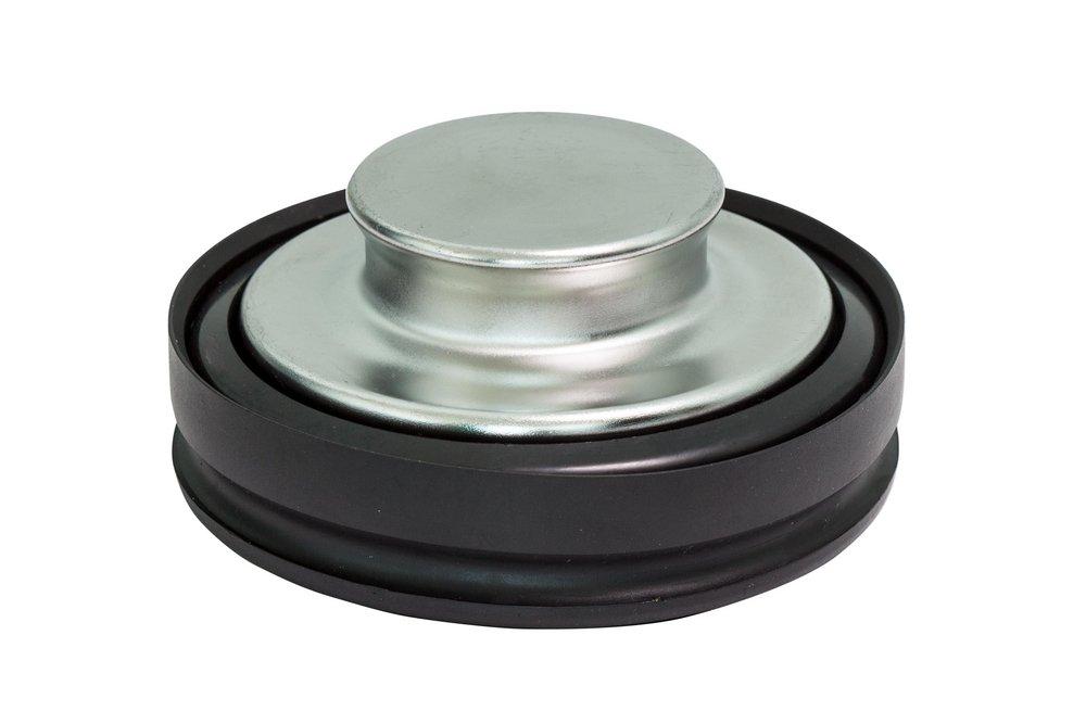 Franke Red/Chrome Continuous Feed Garbage Disposal with Power Cord 